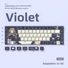 Miyu Cartoon Anime Keycaps - 2D Style, Thickened OEM Profile, Side-Engraved Translucent PBT, Thermal Sublimation, 74 Keys