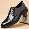 Business Dress Leather Shoes Men's Casual Men's Shoes Breathable Leather Korean Version Pointed Wedding Shoes