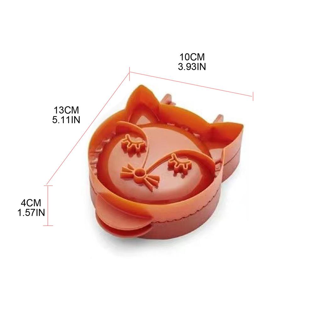 2pcs  Animals Hand Pie Molds Fox Owl Shaped Dough Press Mold Fall Pie Maker Tool Biscuit Mold for Baking Cookie Pie