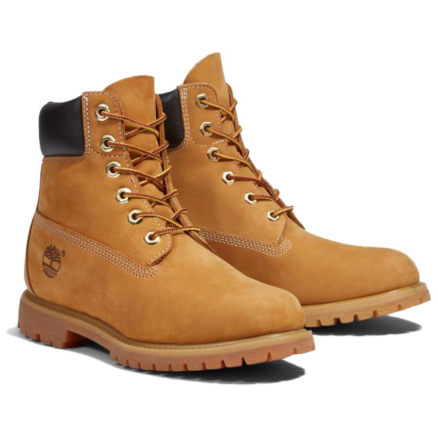 Timberland 6 Inch Lace Up Premium Waterproof Boot Wheat Women Sneakers Tan TB1103617-131