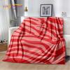 3D Colorful Zebra Pattern Soft Plush Blanket,Flannel Blanket Throw Blanket for Living Room Bedroom Bed Sofa Picnic Office Cover
