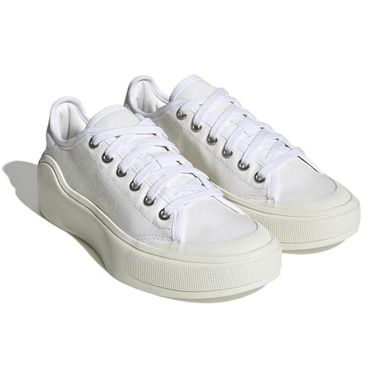 Stella McCartney x Adidas Court White Unisex Sneakers Cloud-White Off-White HQ8675