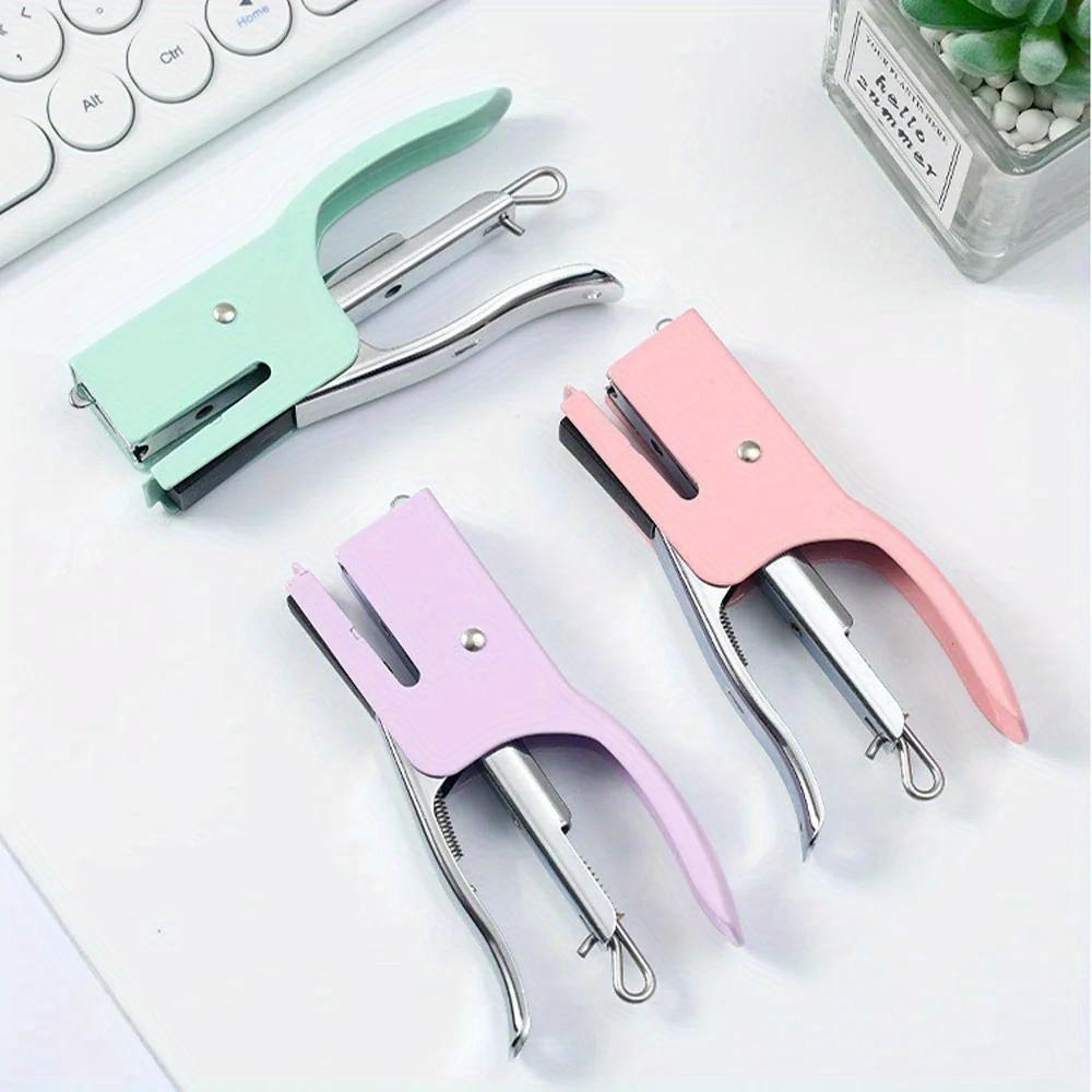 Small Paper Stapler Book Binder Durable Stationery Office Accessories Fashion Office