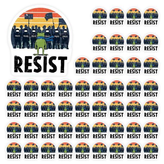 1/5/10/20/50/100Pcs Resist Frog Sticker Waterproof PVC Frog Meme Sticker Cell Phone Laptop Computer Helmet Water Bottle Decorative Animal Decal