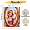 Disney oil painting art painting kit Rapunzel Selfie handmade diy gift home decoration wall art decor for bedroom canvas painting supplies