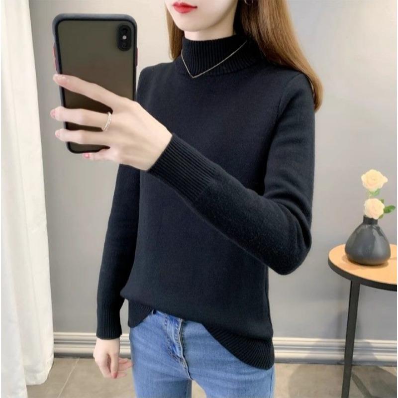 Женские осенне-зимние новые толстые теплые кашемировые пуловеры женские свитера — фото 9