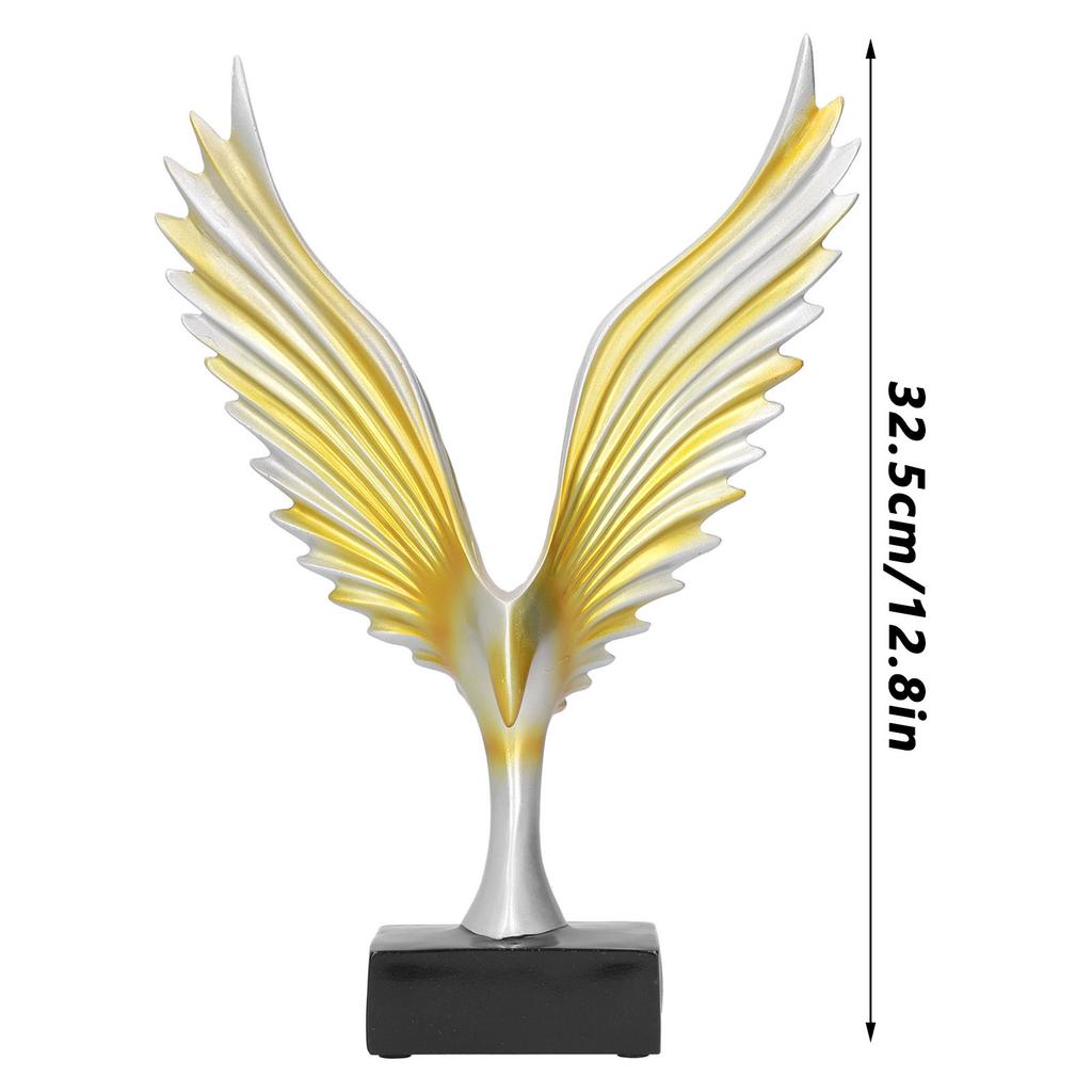 Resin Craftwork Sculpture Decoration Desktop Ornament Abstract Eagle Home Decor