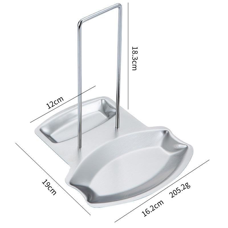 

Полка с крышкой для кастрюли из нержавеющей стали, кухонный органайзер, палочки для еды, подставка для ложки, подставка для лопаточки, держатель для крышки кастрюли, подставка, инструменты для приготовления пищи