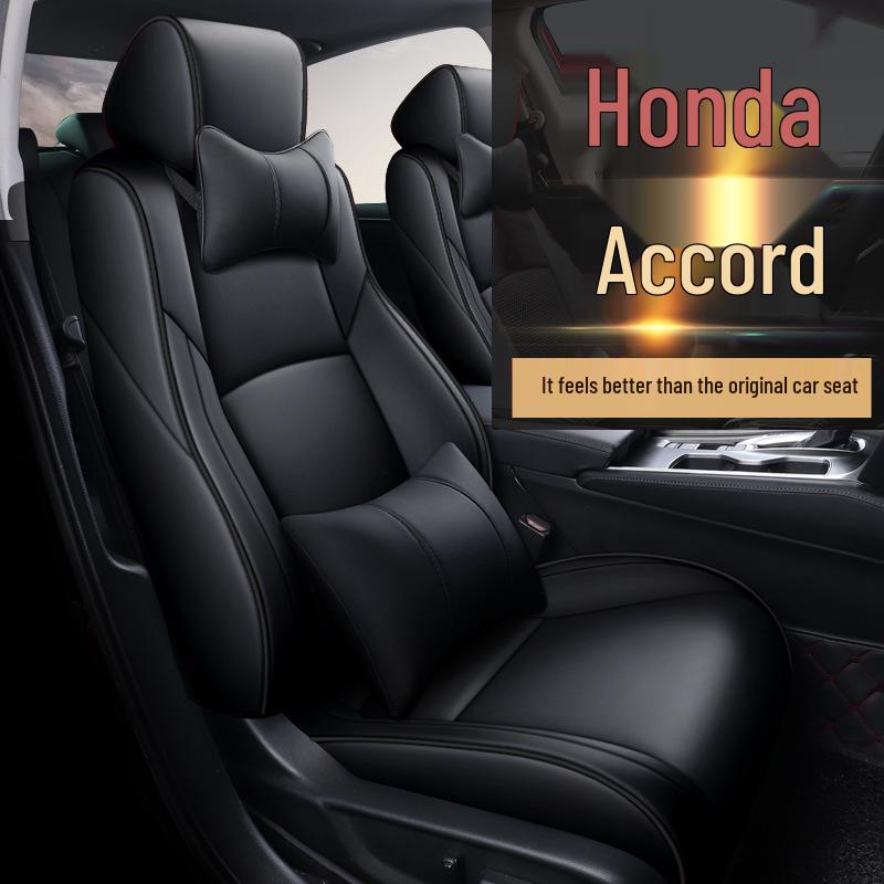 XM Чехол на спортивное сиденье из натуральной кожи на заказ для Accord десятого поколения - Подушка на все сезоны