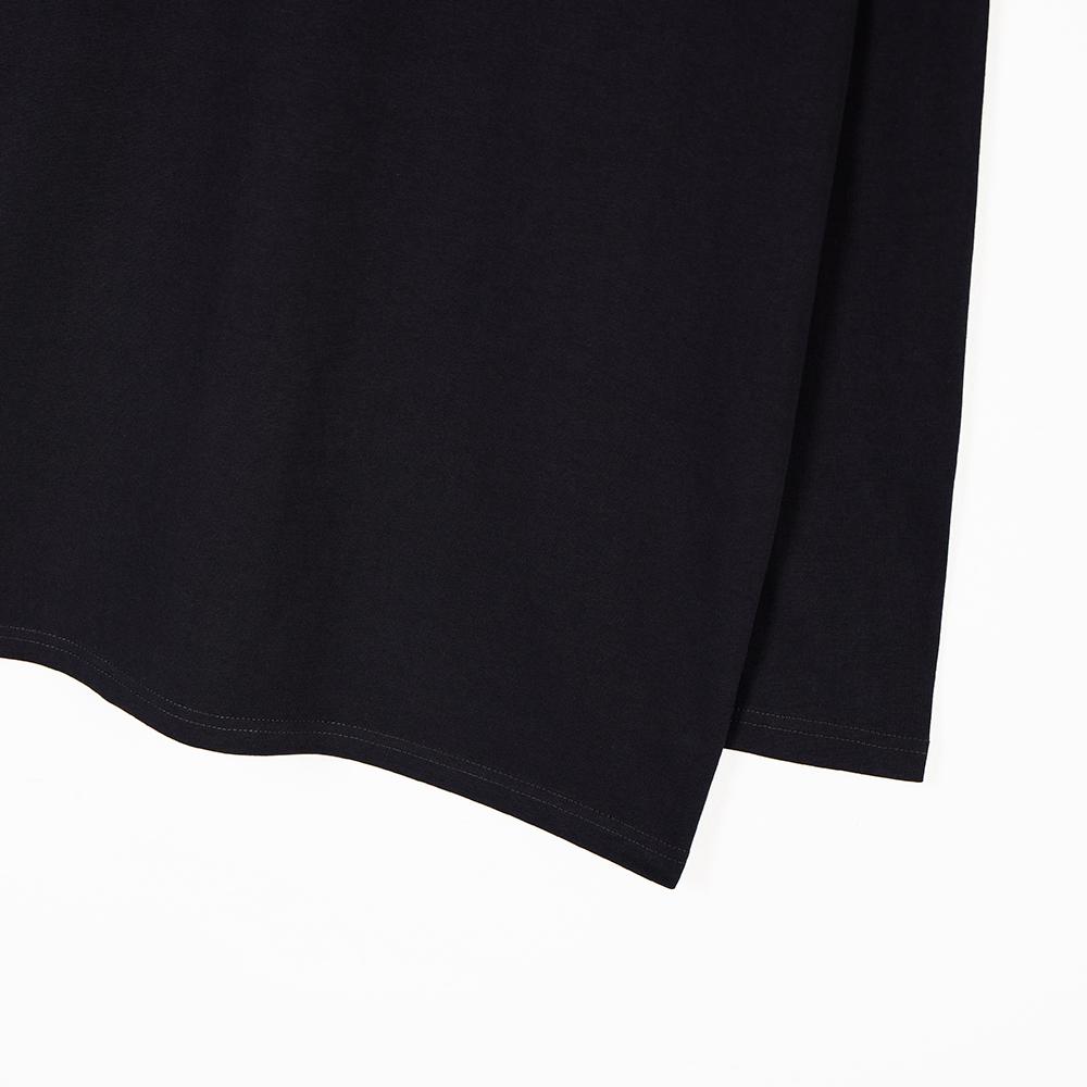 ASTRAL PROJECTION Big A Oversized Long Sleeve T-Shirt_Charcoal