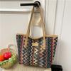 Urban Street Fashion Canvas Tote Bag Women Large Capacity For School And Commute
