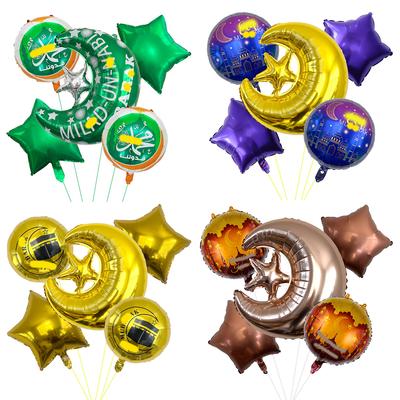 Castle Star Moon Shape Aluminum Film Balloon Set Holiday Party Photo Decoration Venue Arrangement