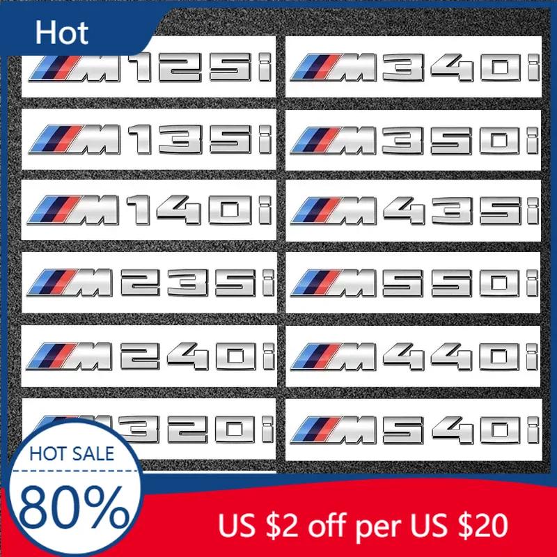 New For BMW M power new emblems badge logo M125i M135i M140i M235i M240i M320i M330i M340i M350i M440i M435i M530i M540i M5