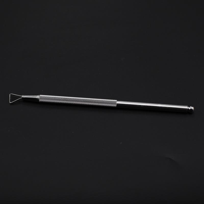 Aynalı Bitişli Jel ve UV Oje İçin Çift Kullanımlı Paslanmaz Çelik Oje Çıkarıcı ve İtici