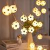 World Cup Football String Lights Soccer Party Decorations Bar Hotel Lottery Shop Atmosphere LED Fairy Lights