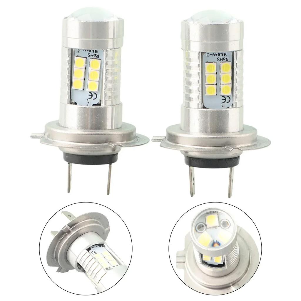 2pcs H7 LED Headlight Bulb Kit Interior Light 6000K LED Headlight Car Fog Light High And Low Beam Super Bright Car Parts