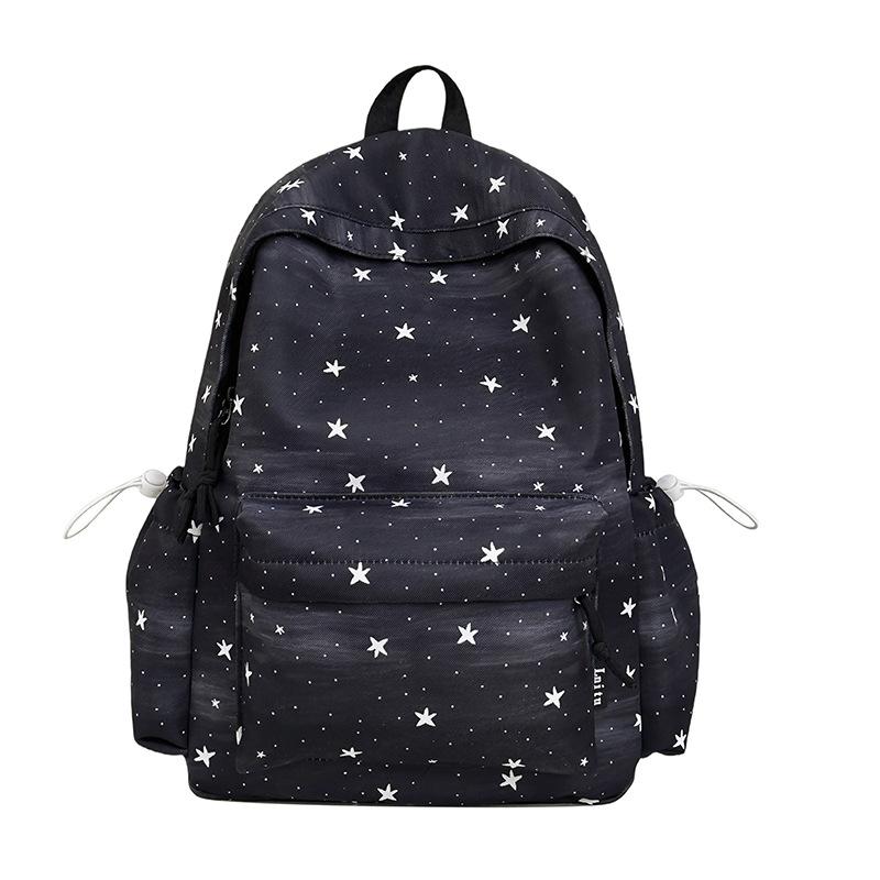 Schoolbag New High-value Student Schoolbag Small Fresh College Wind Mori Star Pattern Backpack Girls Sweet Backpack
