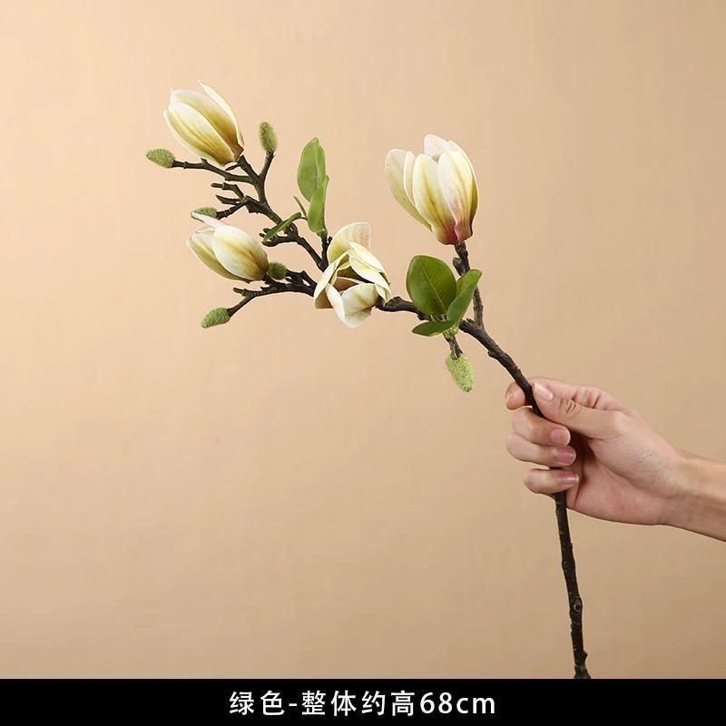Artificial Flower Silk Magnolia Bouquet Diy Photo Props Wedding bridal bouquet Table Party Vase Home Outdoor Garden Decoration