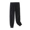 Tencel Casual Pants Spring & Fall New Foreign Trade Women's Clothing Elastic Waistband Lace-up Drawstring Side Tape Knitting Patchwork Pants 27653