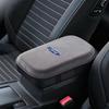 Car Plush Armrest Pad Center Console Cushion Armrest Pad For Ford Mustang Fiesta Focus Ecosport Kuga Edge F150 Ranger KA Sticker
