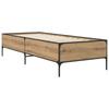 Bed Frame Artisan Oak 80 X 200 Cm Engineered Wood