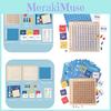 2-in-1 Mathematical Genius Desktop Game Hundred Number Board Wooden Toy
