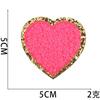 Cross-Border Smiley Face Embroidery Cloth Sticker Towel Embroidery Lightning Patch Sticker Ironing Greet Computer Embroidery Chapter Boy Love Sticker