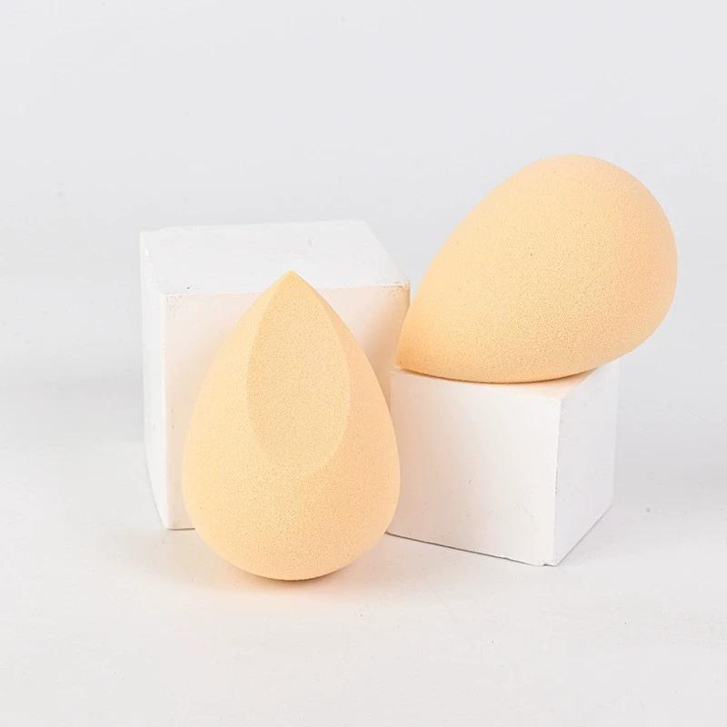 Colored Makeup Egg Thickened Large Water Drop Diagonal Cutting Durable Sponge Makeup Egg Powder Puff Makeup Special Tool