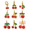 Fresh And Sweet Pendant Red Dripping Fruit Cherry Diy Jewelry Pendant Accessories