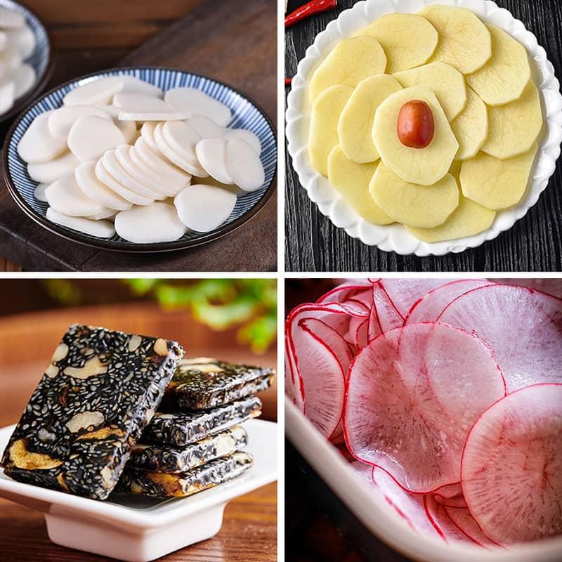 Kitchen Tool Meat Slicing Machine Portable Table Slicers Adjustable Manual Fruit Vegetable Grater Beef Mutton Roll Slicer Peeler
