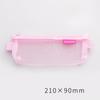 Simple Transparent Mesh Pencil Case Storage Student Pencil Bag Large Capacity Pouches Stationery
