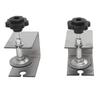 2pcs Bow-Shape Installation Clip Adjustable Drawer Mounting Clips Drawer Installation Clamp Drawer