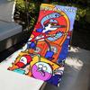 CUTE R-Regular-r Cartoon Towel Large Quick-Drying Microfiber soft Beach Towel for Travel Fitness Sauna Bathing Camping