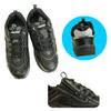 [Golden Bear] GB-007 Black Wide Walking Shoes with Zipper, Men's (26cm)