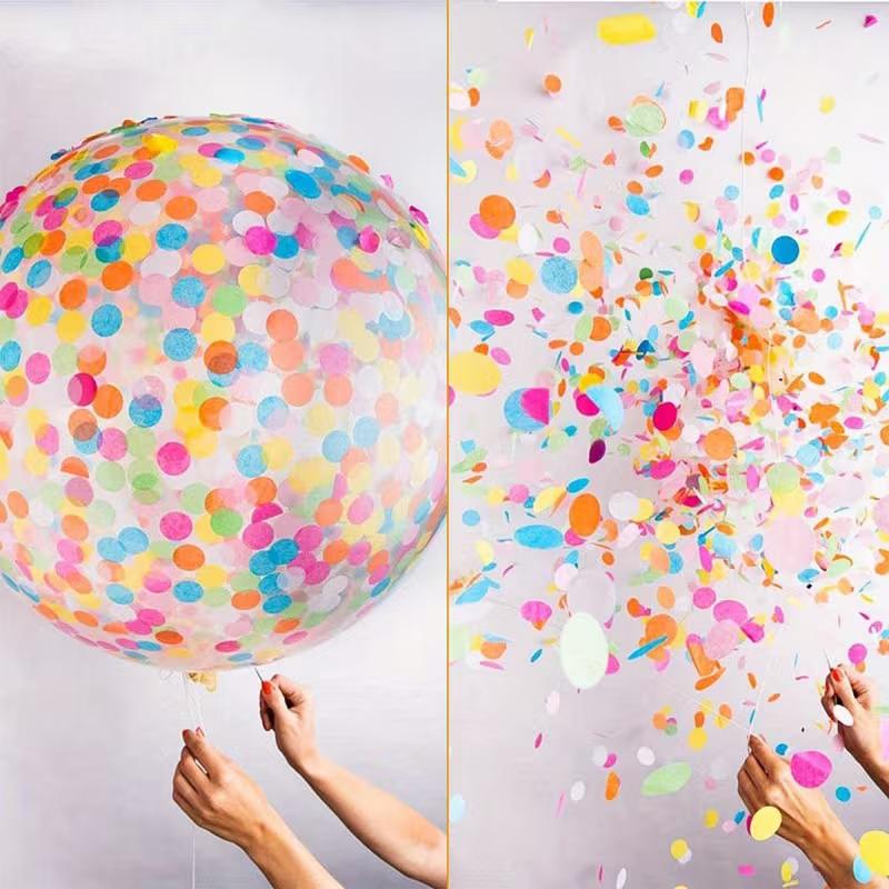 New 50/100g Colorful Rainbow Confetti Suitable For Valentine'S Day, Easter, Weddings, Mother'S Day, And Birthday Celebrations