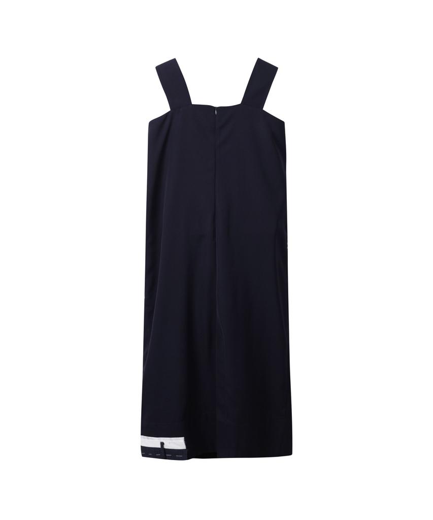 Recorde Belt Patch Wide Shoulder Dress_Rqdas25564Nyx