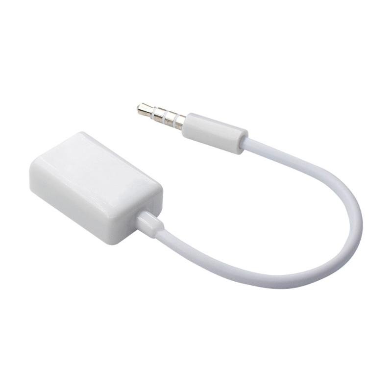 Universal Car Stereo 3.5mm USB Adapter Cable Suitable for Sound Systems Music Streaming Without Decoding Functionality
