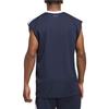 Adidas Logo Striped Quick-Dry Sleeveless Basketball Vest Men Tops Ink-Blue IY3723
