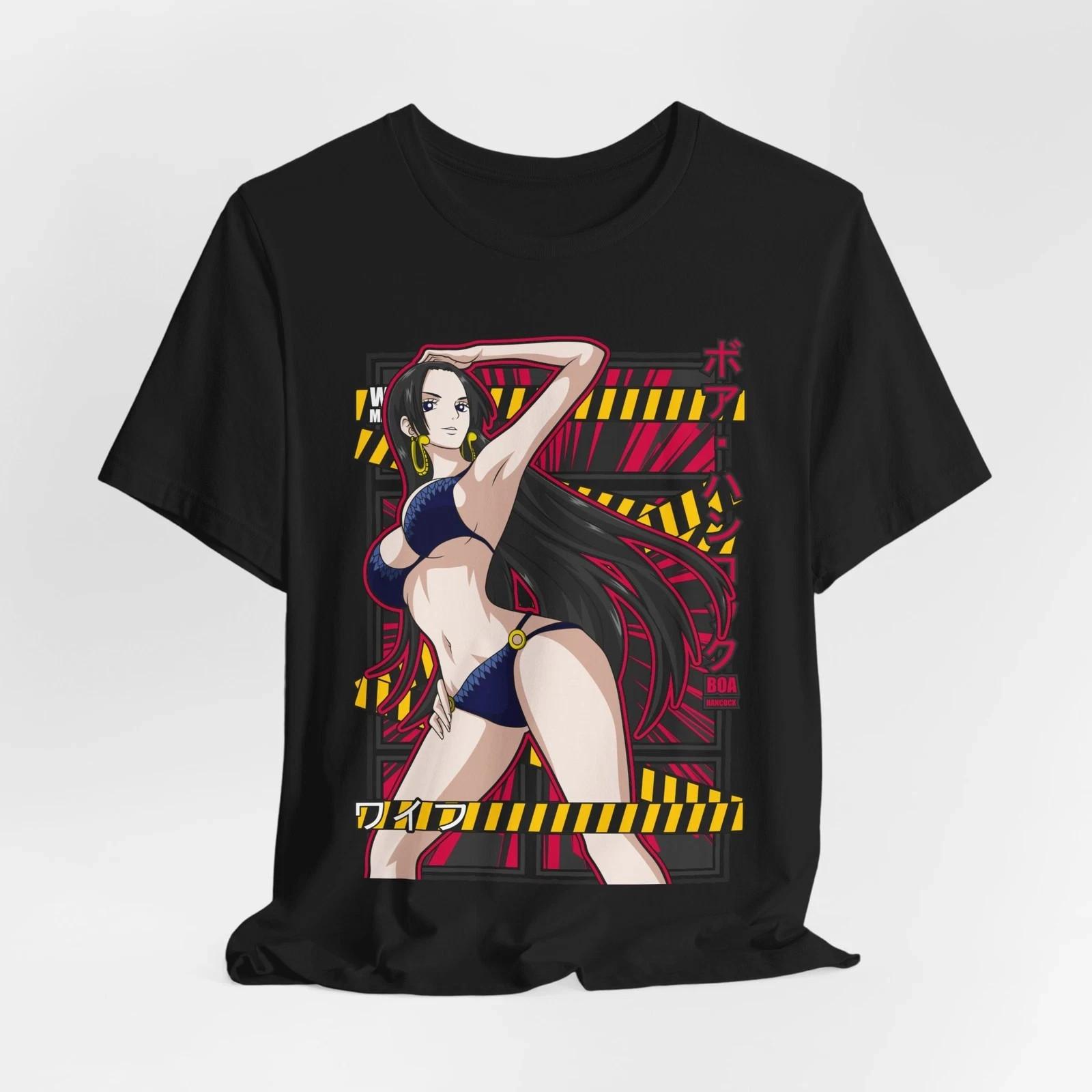 Anime Waiffu Boa Graphic Tee Shirt, Unisex Jersey Short Sleeve T-Shirt Top XXXXL
