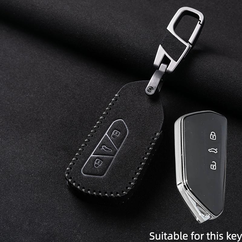 

Car Key Case Cover For VW Volkseagen Golf 8 MK8 ID.3 ID.4 Cupra Skoda Octavia A8 SEAT Leon MK4 2020 2021 Formentor Tarraco