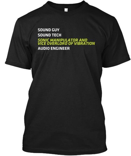 Sonic Manipulator Sound Guy Tech And Vice Overlord T-Shirt Made In USA S To 5XL Unisex T-Shirt S