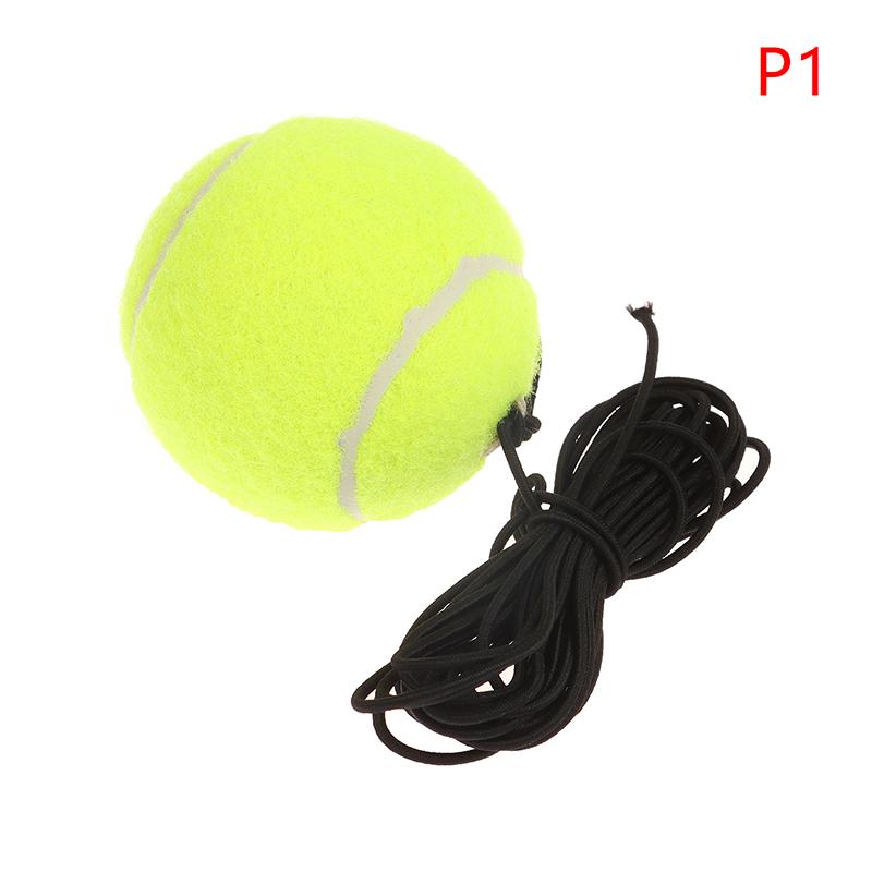 Portable Solo Tennis Trainer Rebound Tennis Ball With String Rope Self Tennis Practice Training Tool For Adults Kids Beginners