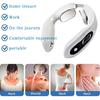 Intelligent Neck Massager Portable Gray Dry Battery Powered for Relaxation and Pain Relief