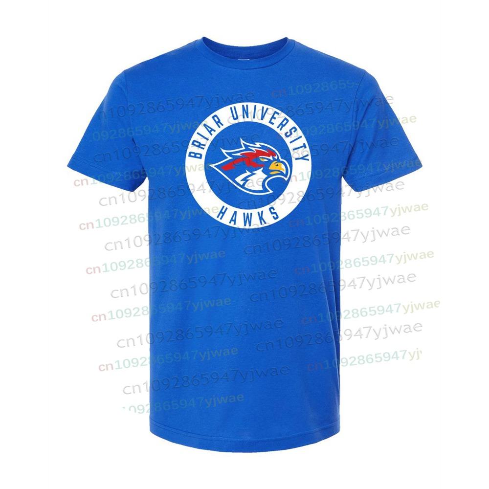 2026TV Show Off-Campus Briar University Hawks Cotton Tshirt Women Men Summer High Quality Hockey Jersey Streetwear Mens Clothing