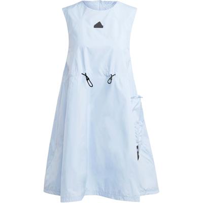 City Escape Sleeveless Logo Dress Women Dress Light-Pink Blue IC0275