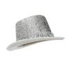 Eye Catching Rhinestones Tall Hat Cosplay Hat Stage Show Hat Halloween Costume Ceremony Hat Evening Party Magicians Hat