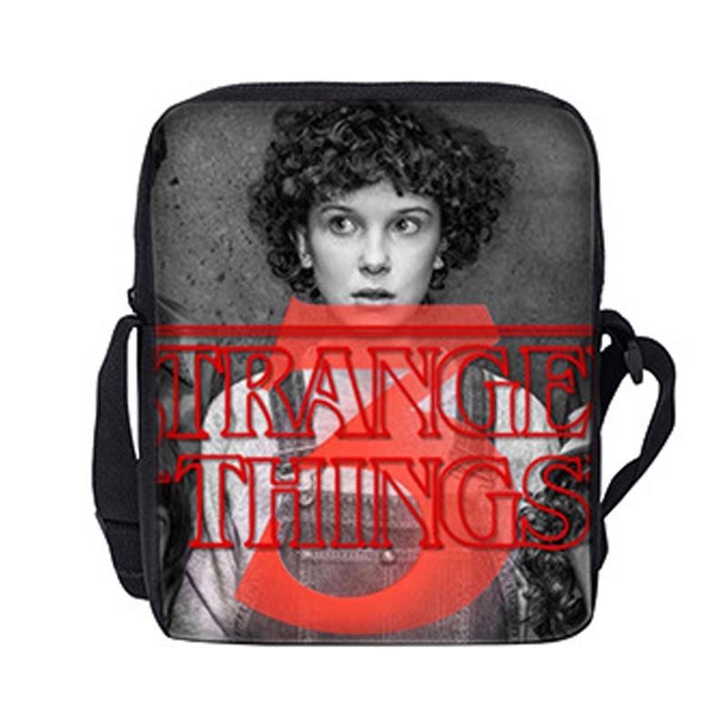 Στυλάτη Τσάντα Φαγητού Stranger Things Τσάντα Χιαστί Για Επιστροφή Στο Σχολείο