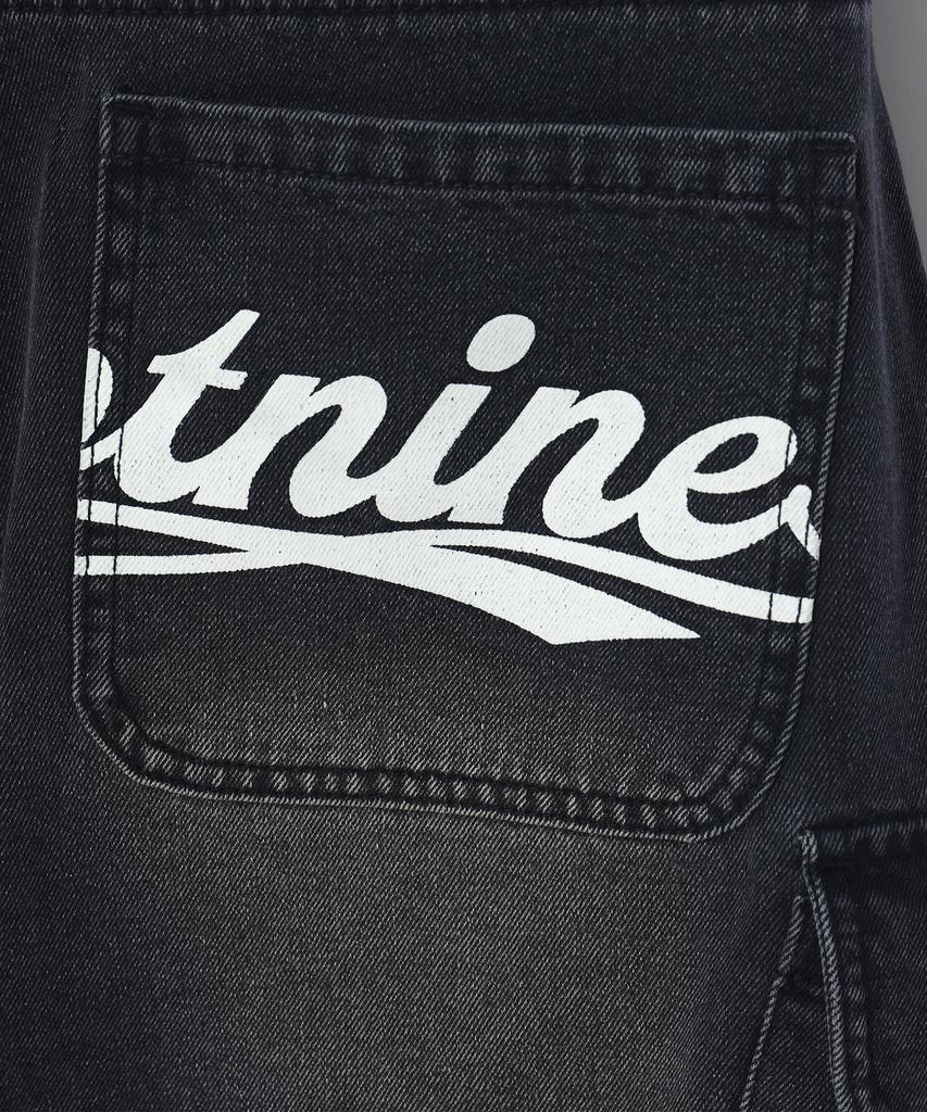 DISTN9NE Back Graphic Bermuda Cargo Pants Lq2Df365_Black