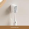 Elegant Electric Toothbrush Holder: Dustproof, Wall-Mounted, and Punch-Free with Lid for Bathroom Toothbrush and Toothpaste Organization.