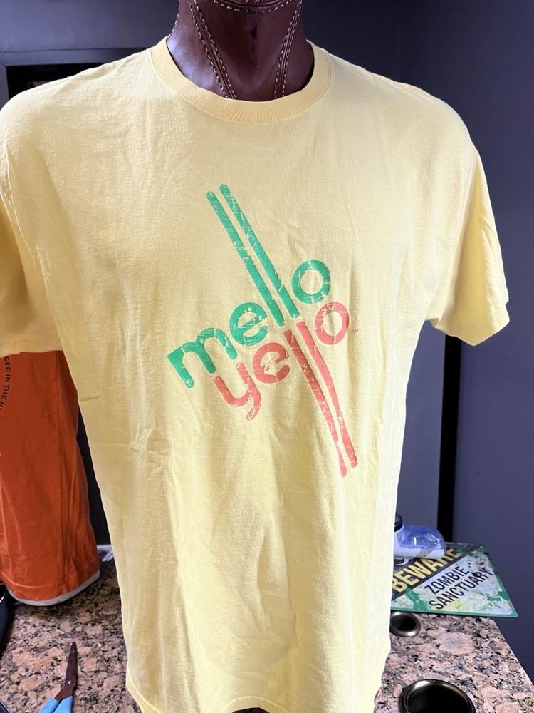Мужская футболка с винтажным видом, мягкого желтого цвета, аутентичная, размер Extra Large, унисекс футболка с принтом  Soda Pop  XXXL